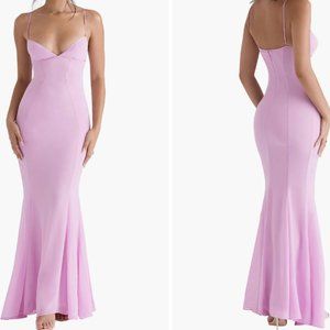 House of CB Loren Pink Maxi Prom Dress